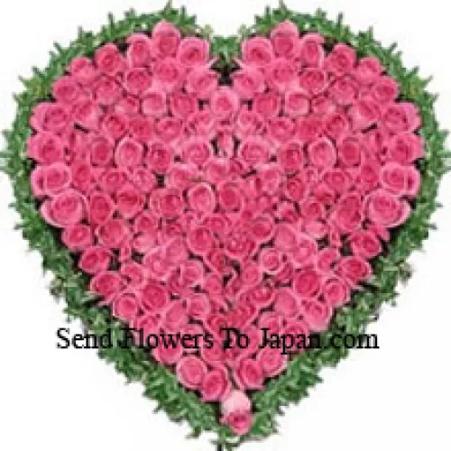 ترتيب قلب الورود الوردي 101